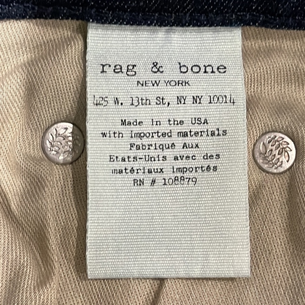 Rag & Bone The Capri in Southport Color. Size 25 New without tags. - Picture 8 of 16